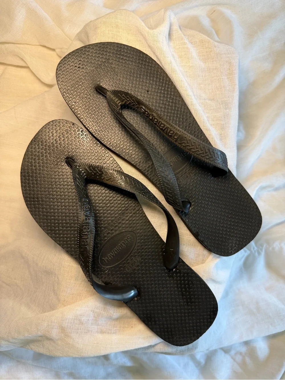 Havaianas Black rubber Flip-flops- unisex